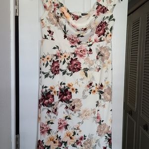 NWT Torrid light floral dress Size 0 (L/12)